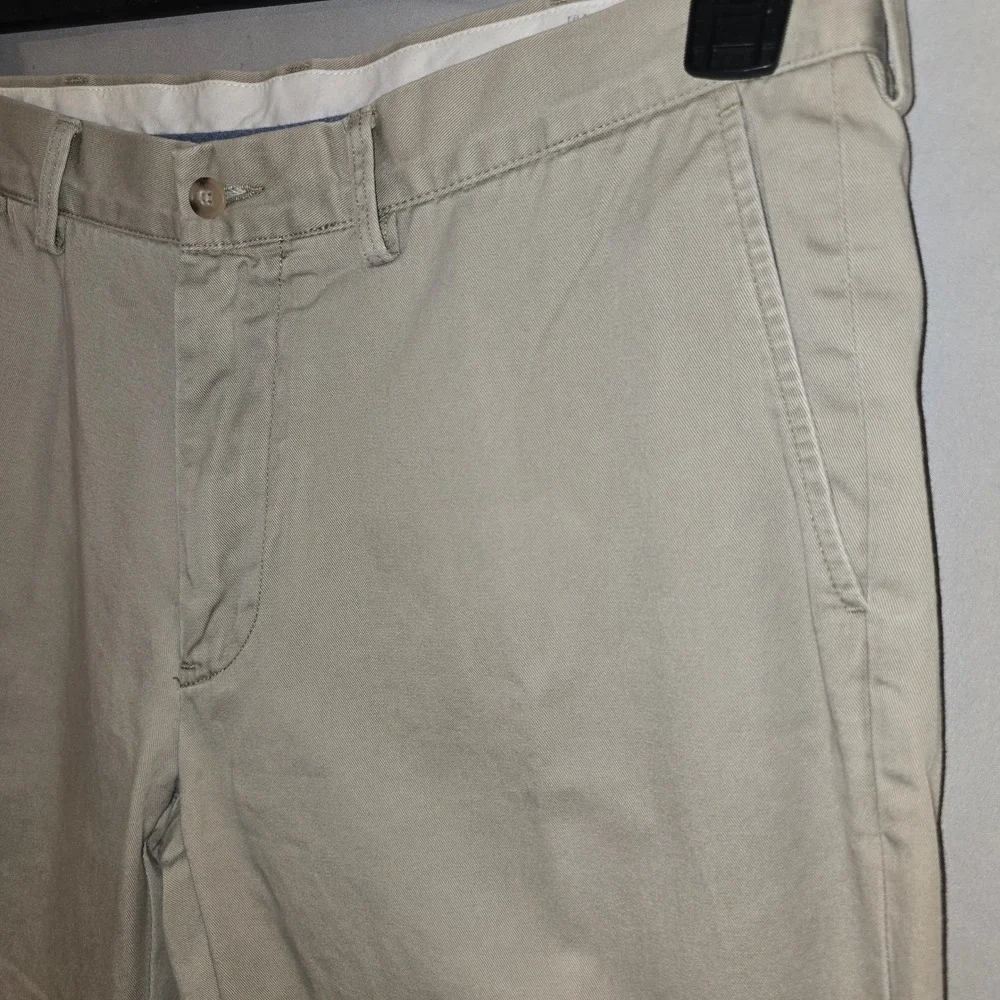 Polo Ralph Lauren Chino Pants 33x30 Mens Tan Classic Fit Cotton Twill Khakis